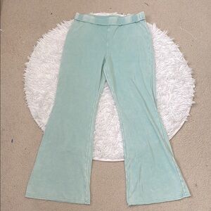 Art Class Green Casual Flared Bottoms